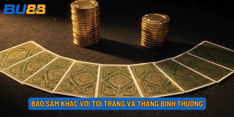Báo Sâm khác với tới trắng và thắng bình thường