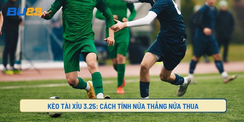 Kèo Tài Xỉu 3.25: Cách Tính Nửa Thắng Nửa Thua