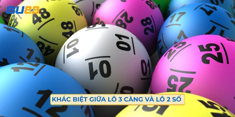 Điểm khác biệt giữa Lô 3 Càng Và Lô 2 Số